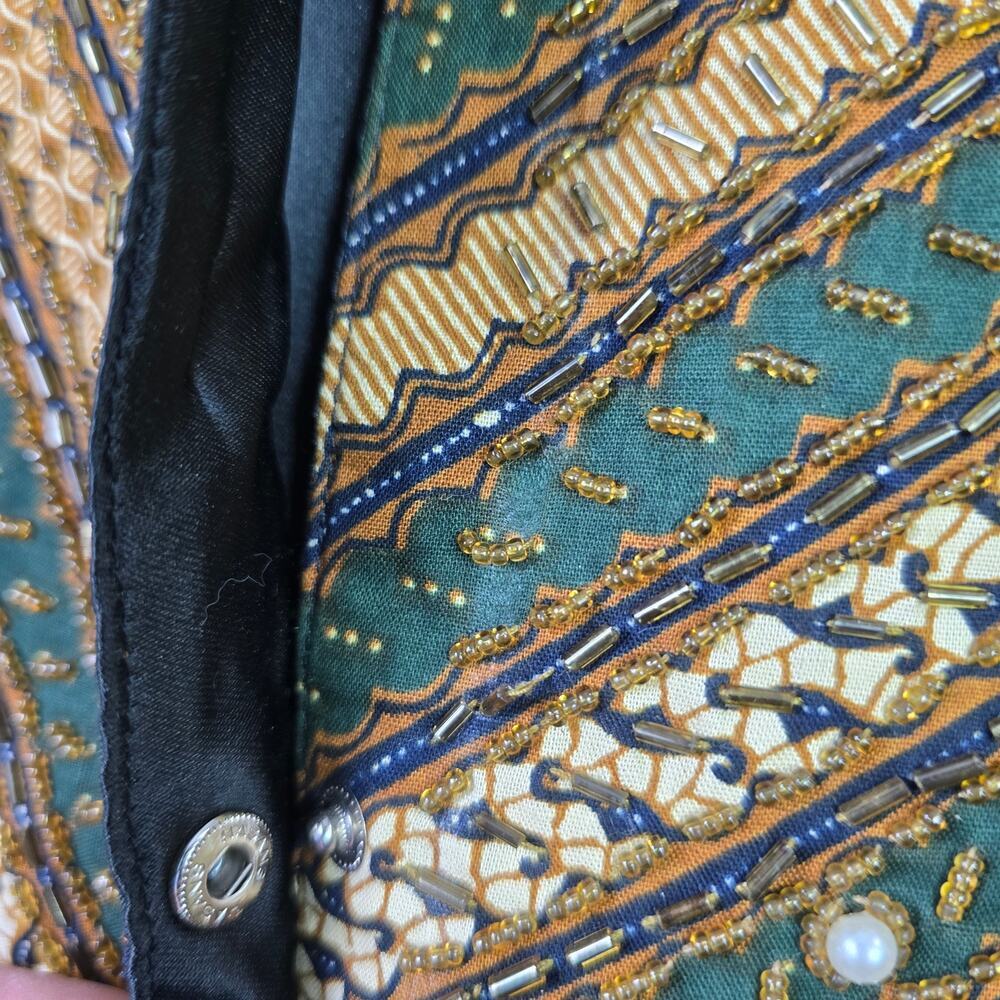 Ana Mori Embellished Boho Vest Womens All Size (up to XL) Heavily Beaded Cottage - Picture 6 of 11